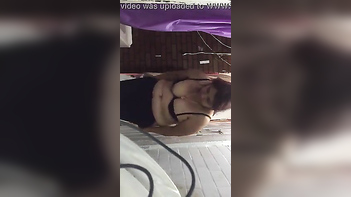 Busty Wife Fucked Hard and Creamed on While Riding Cock in Public.