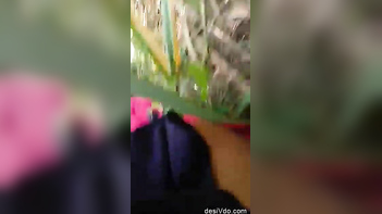 College Chick’s Tits and Pussy Manhandled by BF in Freaking Forest MMS Leak