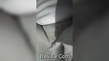 Aunty Drops Cam to Film Her Juicy, Hairy Pussy Masturbation Session
