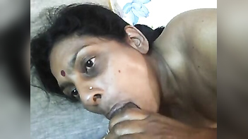 Sucking Cock and Fucking Wet Pussy: Tamil Aunty's Hardcore Sex Tape Leaked in Explicit MMS