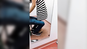 Indian Duo Turns Boring Fitting Room Into Wild Porn Scene