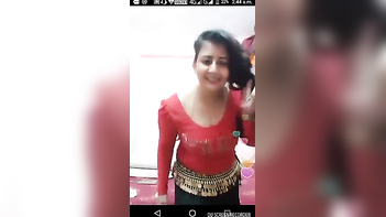 Bhabhi's Sexy Ass Shaking, Pussy Tease, Soaking Panties Masturbation.