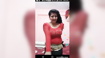 Bhabhi's Sexy Ass Shaking, Pussy Tease, Soaking Panties Masturbation.