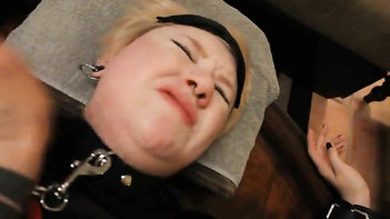 Babe Tied, Gagged, and Mouth Fucked in Intense BDSM Session