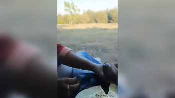 Desi Chick Sucks Dick Outdoors, Wild Blowjob Action Caught On Tape