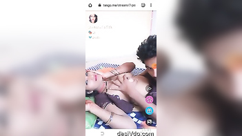 Madhuri Couple Gets Wild in Live Sex Session Part 1 - Explicit Uncensored Action
