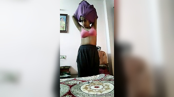 Indian Pussy Gets Caught on Camera, Strips and Masturbates Like a horny Bitch