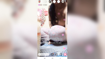 Indian Chick Shows Off Her Pussy in Live App Video, Sucking Dick Like a Pro