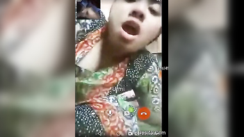 Fiery Desi Milf Bends Over, Flaunting Juicy Ass, Making Online Lover Cum Hard.