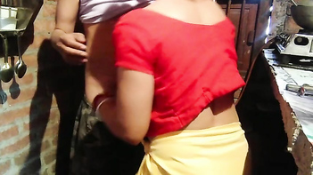 Nephew Pounds Mature Aunty’s Tight Ass In The Kitchen