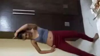 Desi Babe Dances Like a Wildcat in Hotel Room - Pussy Teasing Extraordinaire