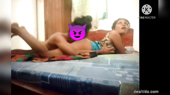 Super Hot Tamil Babe Fucked Hard, Mouth Muffled by BF to Stop Her Moaning Loudly