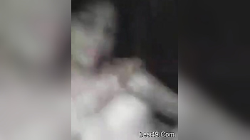 Desi MILF Shows Off Her Tiny Tits and Shaved Pussy Up Close