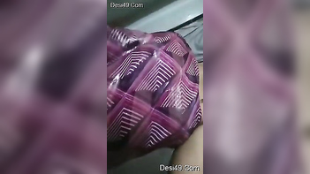 Desi Babe Strips Down, Revealing Juicy Tits in Steamy Shower Scene