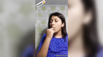 Bangladeshi Babe with Huge Tits Gets Soaked Making a Sexy Nude Vid for Her BF