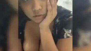 Babe with Juicy Titties Gets Roughly Pressed by Her Cocky Boyfriend