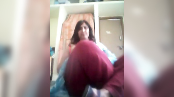 Indian Wife Flaunts Her Juicy Natural Tits and Perfect Nipples in Solo Action.