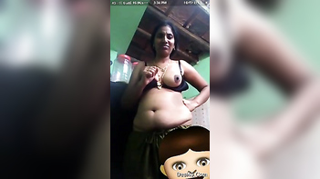 Milf From India Shows Off Her Massive Tits and Pussy in Xxx Action