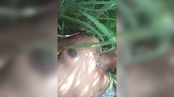 Village Bhabi Gets Pounded Wild in the Jungle Like a Fucking Animal