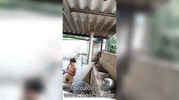 Desi Teen Showering, Hidden Cam Captures All the Juicy Details