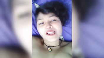 Desi Chick With Piercing Black Eyes Shows Off Her Skillful Pussy And Juicy Boobs