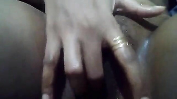Gorgeous Mallu Babe Rubs Her Wet Pussy Hard, Moaning and Cumming Loud.