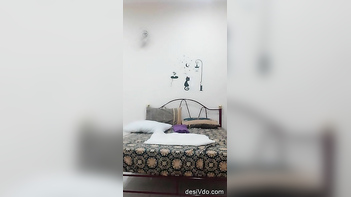 Teen Sheds Clothes, Gets Wild With Pillow Action