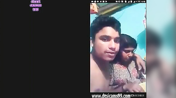 Aunty Catches Teen Boy Red-Handed, Cam Action Explodes With Raw Desire And Words