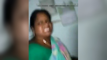 Desi Tamil Aunty Gets Her Big Boobs Sucked Hard by a Horny Young Guy