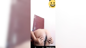 Flaunting Tits and Spreading Ass - Naughty Indian Aunty's Raunchy Home Show