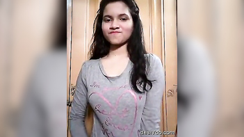 This Cute Nepali Babe Flaunting Her Amazing Tits and Getting Pounded Hard