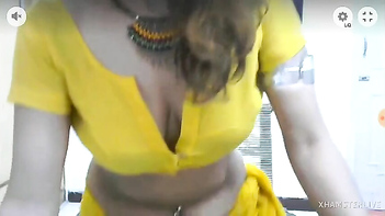 Filthy Indian Webcam Slut Gags on Cock While Begging for More Dirty Talk