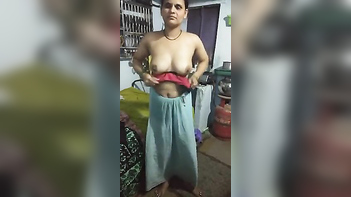 Nasty Indian Wife Bares All for Perv Hubby Who Craves Porn Action