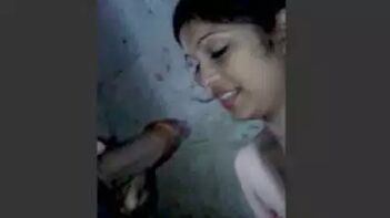 Desi Bitch Sucking Cock in Bathroom, Dirty Talk and Hardcore Action Must Watch!