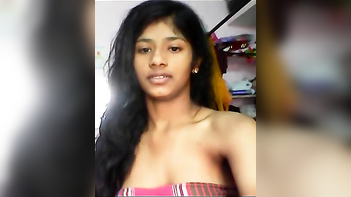 Busty Model Flaunts Tiny XXX Tits and Perky Nipples in Wild Desi Show.