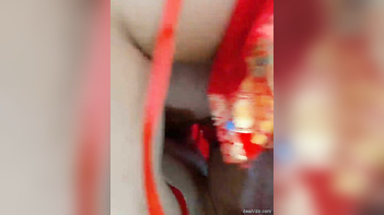 Wild Desi Threesome Caught in Five Leaked Videos, Babe Takes It Hard!