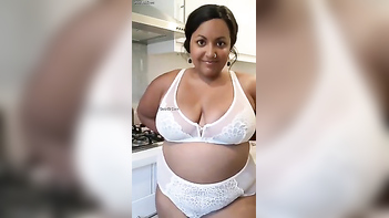 Busty Indian Babe with Nose Piercing Gets Pounded Hard and Squirts Everywhere.