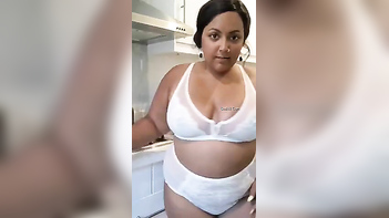 Busty Indian Babe with Nose Piercing Gets Pounded Hard and Squirts Everywhere.