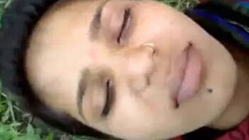 This Indian Village Slut Get Pounded Hard in the Jungle.