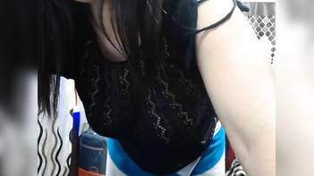 Busty Desi Bhabi Gets Her Big Boobs Bouncing on Webcam.