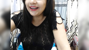 Busty Desi Bhabi Gets Her Big Boobs Bouncing on Webcam.