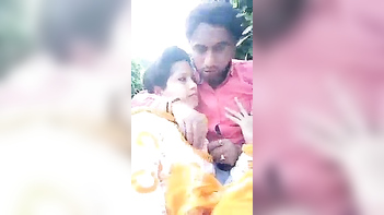 This Indian Babe with Big Tits Get Fucked Hard Outdoors.