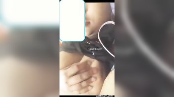 Busty Babe Rubs Her Hard Perky Nipples in Wild Sex Show.