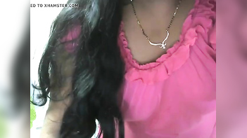 This Horny Indian Fatty Flash Her Huge Tits and Spread Wide Open!
