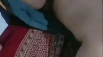 Hot Desi Babe Rubs Her Wet Pussy Hard in Bed.