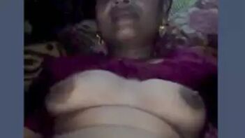 Busty Desi Aunty Flashing Her Massive Tits and Getting Pounded Hard.