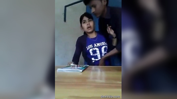 Desi Girl Gets Her Tits Squeezed and Fingered Hard by Horny Tution Teacher