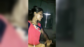 Desi Village Slut Greedily Sucking and Gagging on Thick Cock