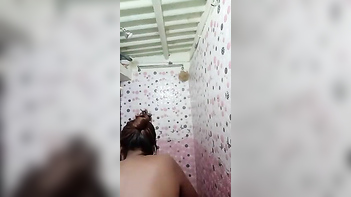 Desi Babe Gets Filthy Wet and Soapy for Her Boyfriend.