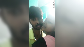 Fierce Desi Babe Forces Shy Dude to Kiss and Film Their Steamy Makeout Session